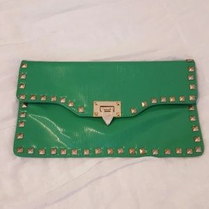 🔴Final Price! Vintage Green Envelope Clutch